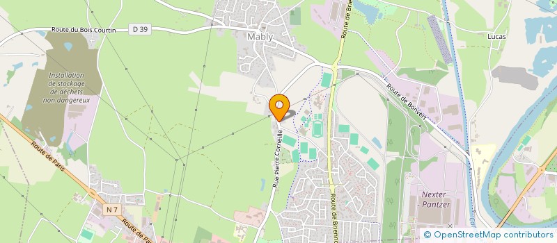 localisation de l'entreprise MONSIEUR FREDERIC ROUSSEL  CHARLIEU