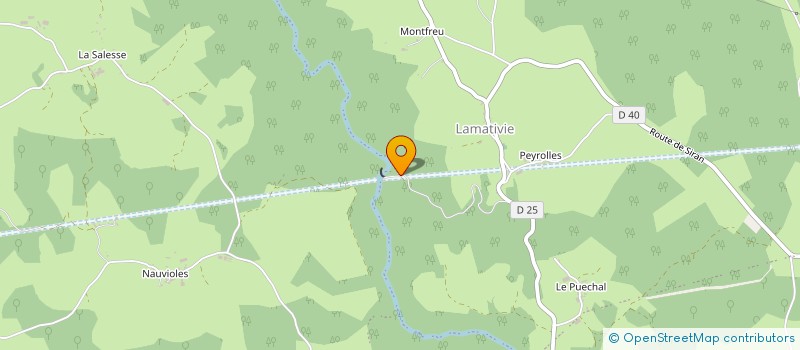 localisation de l'entreprise MONSIEUR FREDERIC ROUSSEL  SOUSCEYRAC-EN-QUERCY