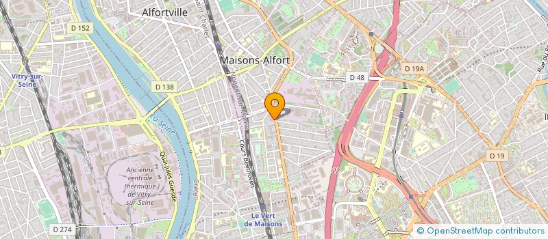 localisation de l'entreprise MONSIEUR FREDERIC ROUSSEL à MAISONS-ALFORT