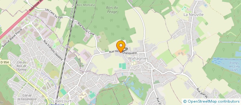 localisation de l'entreprise MONSIEUR FREDERIC ROUSSEL  WAHAGNIES