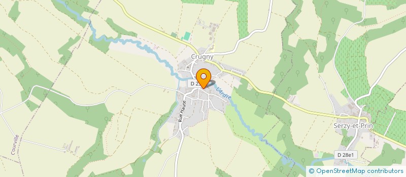 localisation de l'entreprise MONSIEUR FREDERIC ROUSSELLE  CRUGNY