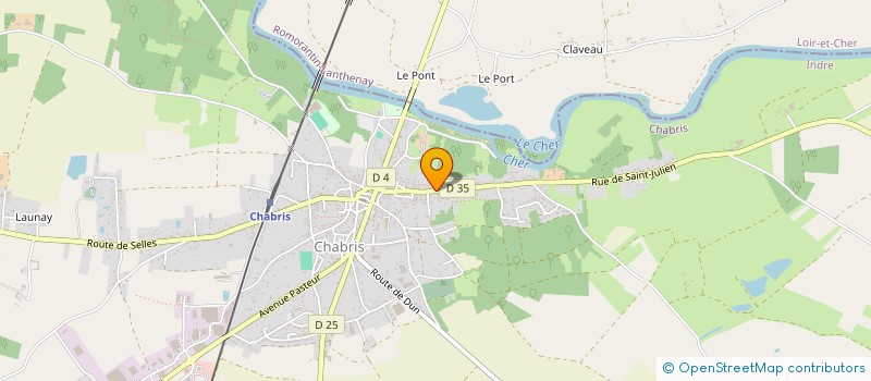 localisation de l'entreprise MONSIEUR FREDERIC ROUSSET à CHABRIS