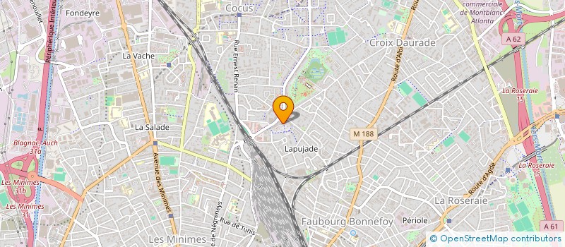 localisation de l'entreprise MONSIEUR FREDERIC ROUSSILLE à TOULOUSE