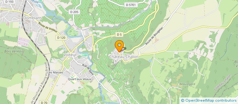 localisation de l'entreprise MONSIEUR FREDERIC ROUSSOT  CHATEAU-CHALON