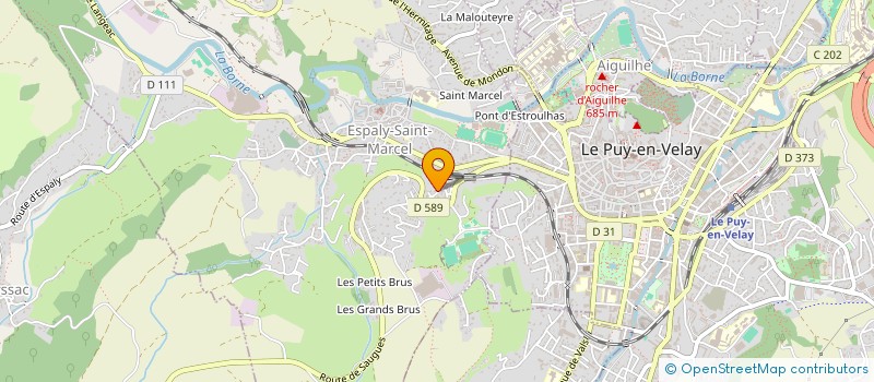 localisation de l'entreprise MONSIEUR FREDERIC ROUVET  ESPALY-SAINT-MARCEL