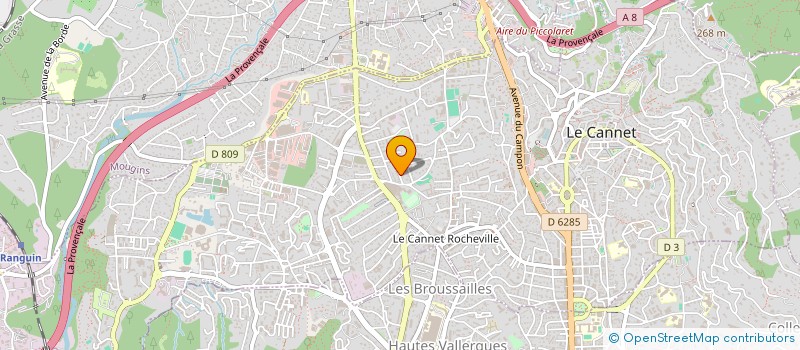 localisation de l'entreprise MONSIEUR FREDERIC ROUVIER à LE CANNET