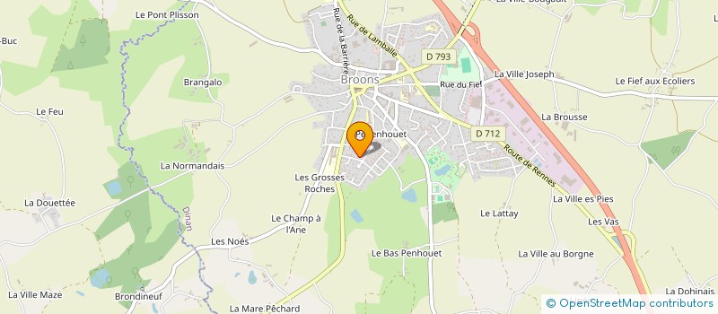 localisation de l'entreprise MONSIEUR FREDERIC ROUVRAIS  BROONS