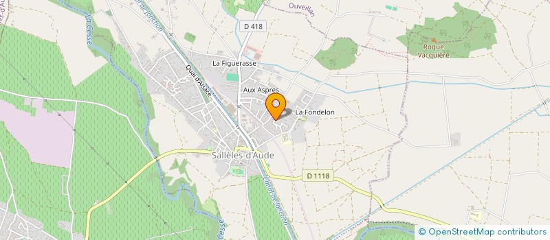 localisation de l'entreprise MONSIEUR FREDERIC ROUX  SALLELES-D'AUDE