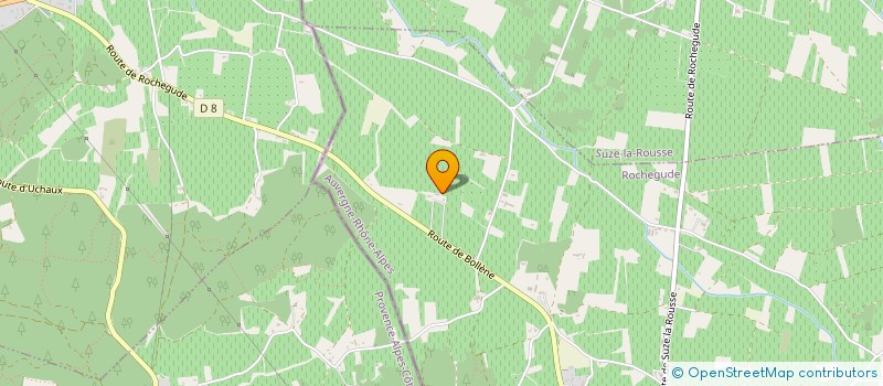 localisation de l'entreprise MONSIEUR FREDERIC ROUX  ROCHEGUDE