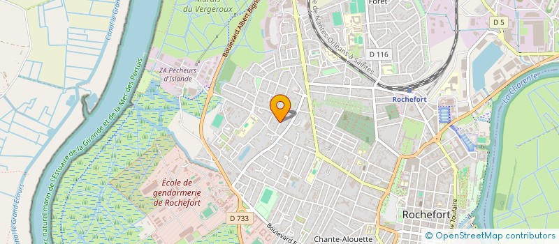 localisation de l'entreprise MONSIEUR FREDERIC ROY  ROCHEFORT