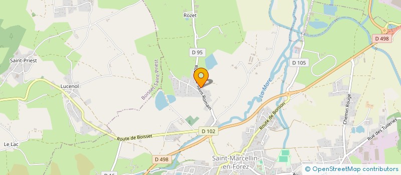 localisation de l'entreprise MONSIEUR FREDERIC ROYET  SAINT-MARCELLIN-EN-FOREZ