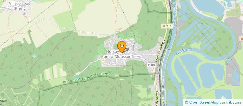 localisation de l'entreprise MONSIEUR FREDERIC RUAZ  NORROY-LES-PONT-A-MOUSSON