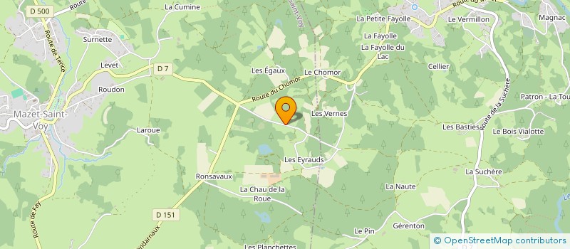 localisation de l'entreprise MONSIEUR FREDERIC RUEL  LE MAZET SAINT VOY