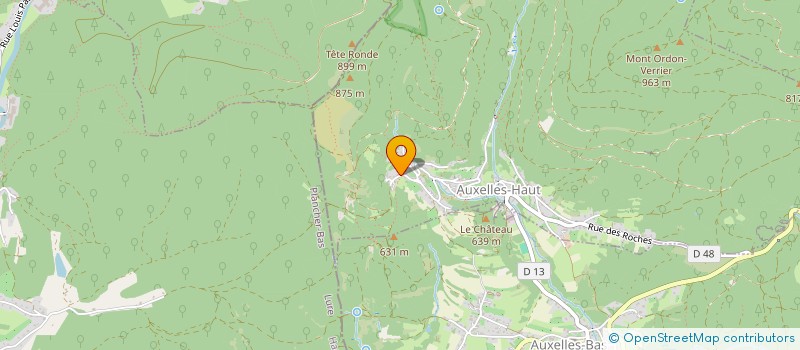 localisation de l'entreprise MONSIEUR FREDERIC RUILLIER à AUXELLES-HAUT