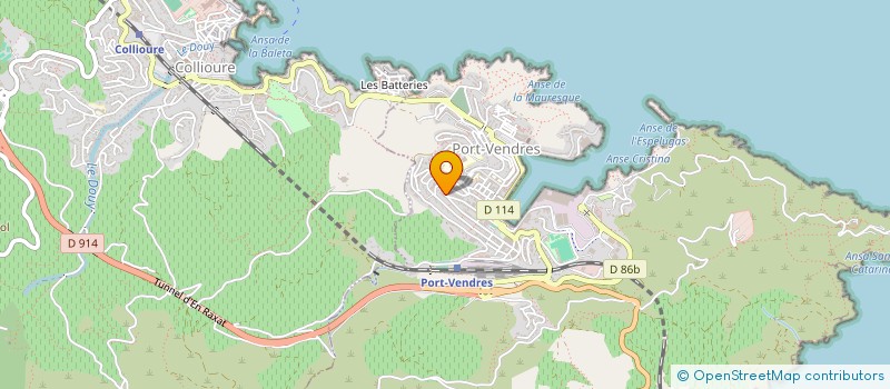 localisation de l'entreprise MONSIEUR FREDERIC RUIZ  PORT-VENDRES