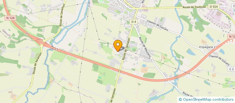 localisation de l'entreprise MONSIEUR FREDERIC RUIZ  GIMONT