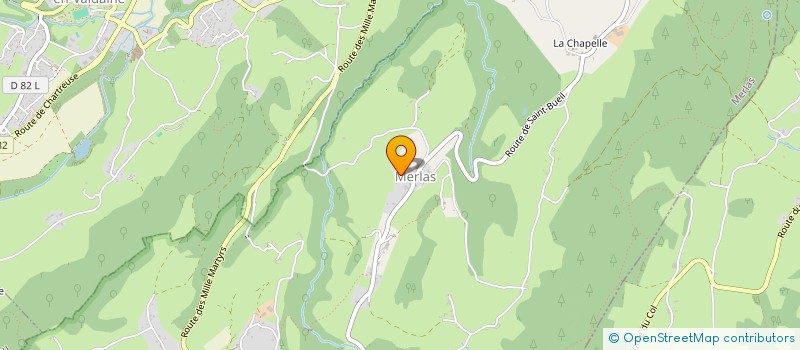 localisation de l'entreprise MONSIEUR FREDERIC RUSSIER  MERLAS