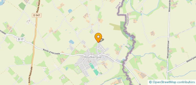 localisation de l'entreprise MONSIEUR FREDERIC RYCKEBOER  HOUTKERQUE