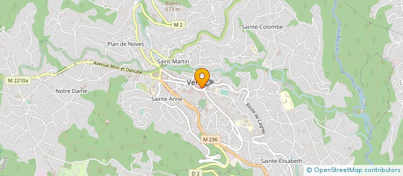 localisation de l'entreprise MONSIEUR FREDERIC RYMARCZYK à VENCE