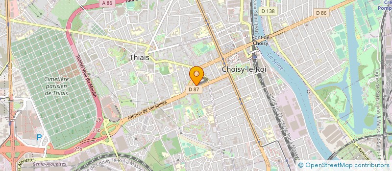 localisation de l'entreprise MONSIEUR FREDERIC SACHOT à THIAIS
