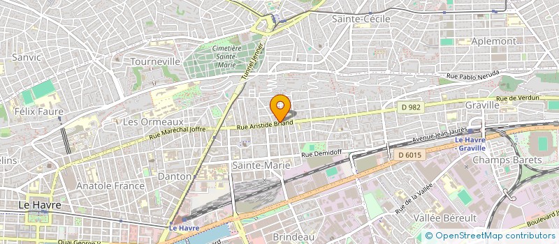 localisation de l'entreprise MONSIEUR FREDERIC SAINLO à LE HAVRE