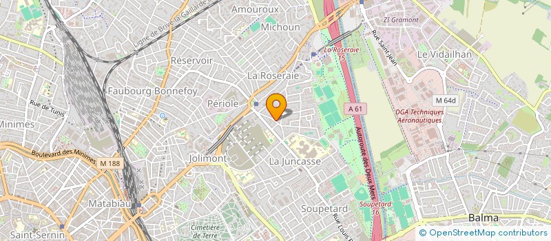 localisation de l'entreprise MONSIEUR FREDERIC SAINT-AUBIN à TOULOUSE