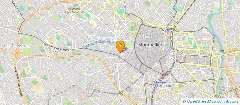 localisation de l'entreprise MONSIEUR FREDERIC SAINT-CRICQ à MONTPELLIER