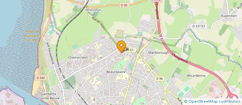 localisation de l'entreprise MONSIEUR FREDERIC SAINT-JEAN à BOULOGNE-SUR-MER