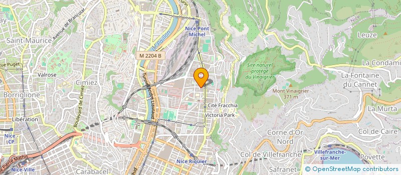 localisation de l'entreprise MONSIEUR FREDERIC SAINT-LAURENT à NICE