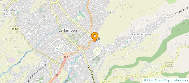 localisation de l'entreprise MONSIEUR FREDERIC SAINT MARTIN à LE TAMPON
