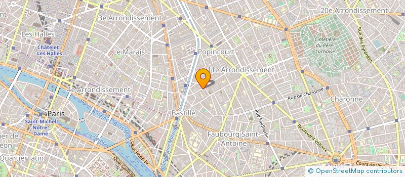 localisation de l'entreprise MONSIEUR FREDERIC SAINT-SARDOS  PARIS