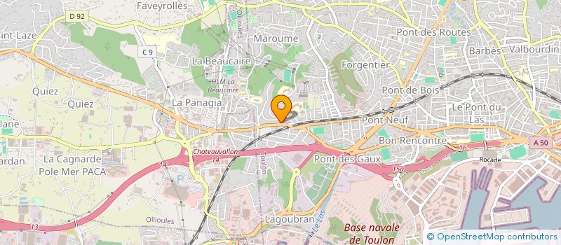 localisation de l'entreprise MONSIEUR FREDERIC SALARINO  TOULON