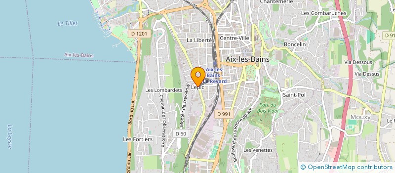 localisation de l'entreprise MONSIEUR FREDERIC SALAUN  AIX-LES-BAINS