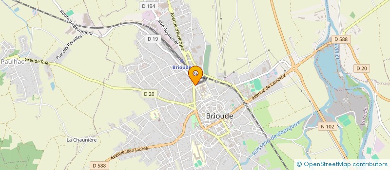 localisation de l'entreprise MONSIEUR FREDERIC SALEIX  BRIOUDE