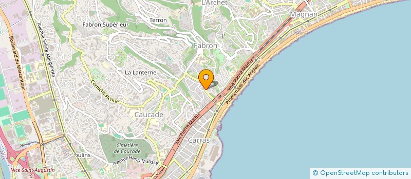 localisation de l'entreprise MONSIEUR FREDERIC SALINGUE à NICE
