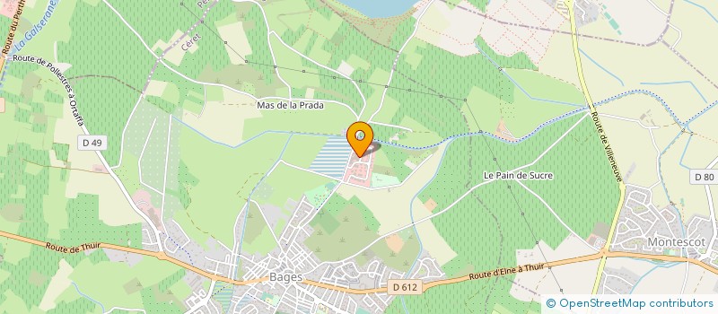 localisation de l'entreprise MONSIEUR FREDERIC SALIS  BAGES