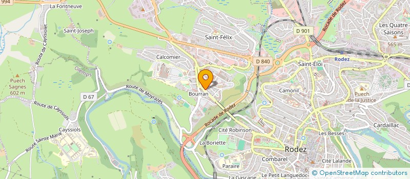 localisation de l'entreprise MONSIEUR FREDERIC SALM  DRUELLE BALSAC