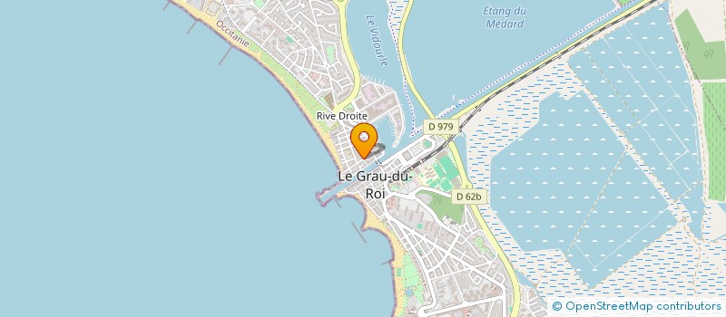 localisation de l'entreprise MONSIEUR FREDERIC SALOMON  LE GRAU DU ROI