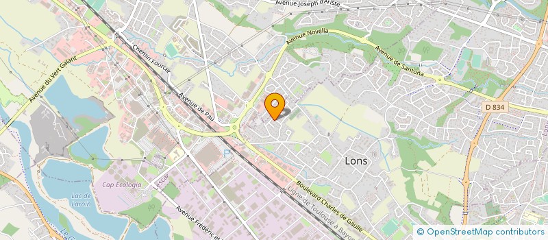 localisation de l'entreprise MONSIEUR FREDERIC SALVAT  LONS