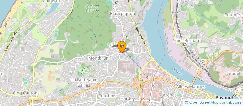 localisation de l'entreprise MONSIEUR FREDERIC SAMPEDRO  ANGLET