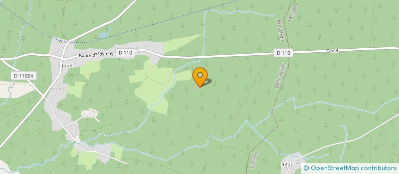 localisation de l'entreprise MONSIEUR FREDERIC SAN-JOSE  BELIN-BELIET