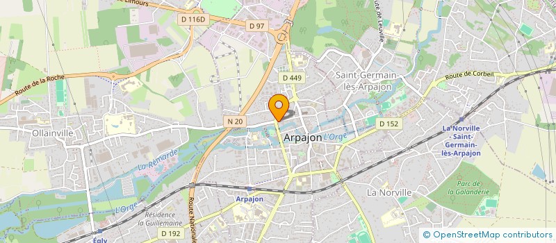 localisation de l'entreprise MONSIEUR FREDERIC SANCHEZ  ARPAJON
