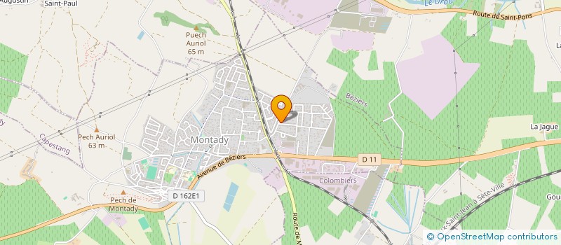 localisation de l'entreprise MONSIEUR FREDERIC SANCHEZ  POILHES