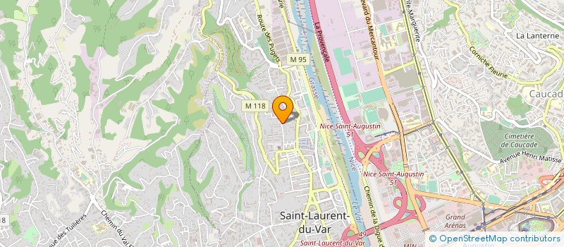 localisation de l'entreprise MONSIEUR FREDERIC SANCHEZ à SAINT-LAURENT-DU-VAR