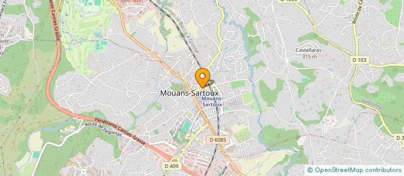 localisation de l'entreprise MONSIEUR FREDERIC SANCHEZ  MOUANS-SARTOUX