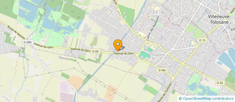 localisation de l'entreprise MONSIEUR FREDERIC SANCHEZ  PIN-BALMA