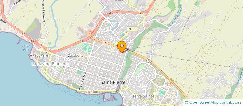 localisation de l'entreprise MONSIEUR FREDERIC SANGARAMA  SAINT-PIERRE