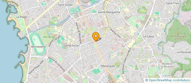 localisation de l'entreprise MONSIEUR FREDERIC SANIERE  MARSEILLE 9EME