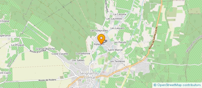 localisation de l'entreprise MONSIEUR FREDERIC SANTERRE  SERIGNAN-DU-COMTAT