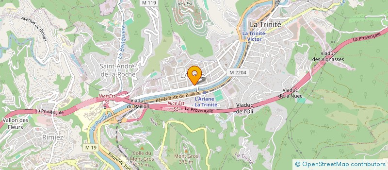 localisation de l'entreprise MONSIEUR FREDERIC SANTOS à NICE